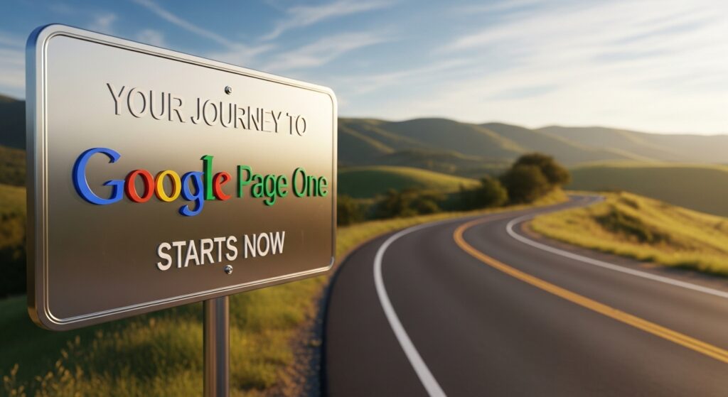 Your Journey to Google Page One Starts Now