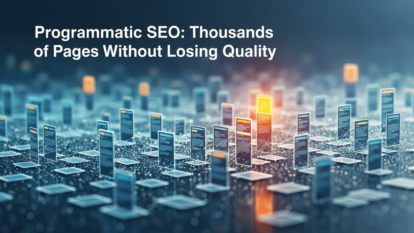 Programmatic SEO: Scaling Thousands of Pages Without Losing Quality