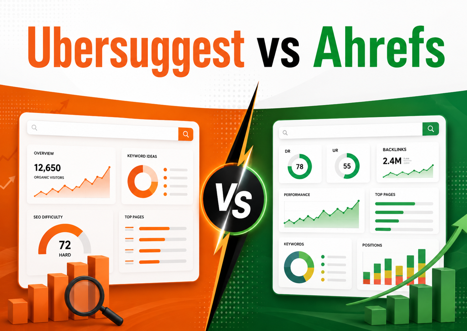 Ubersuggest vs Ahrefs